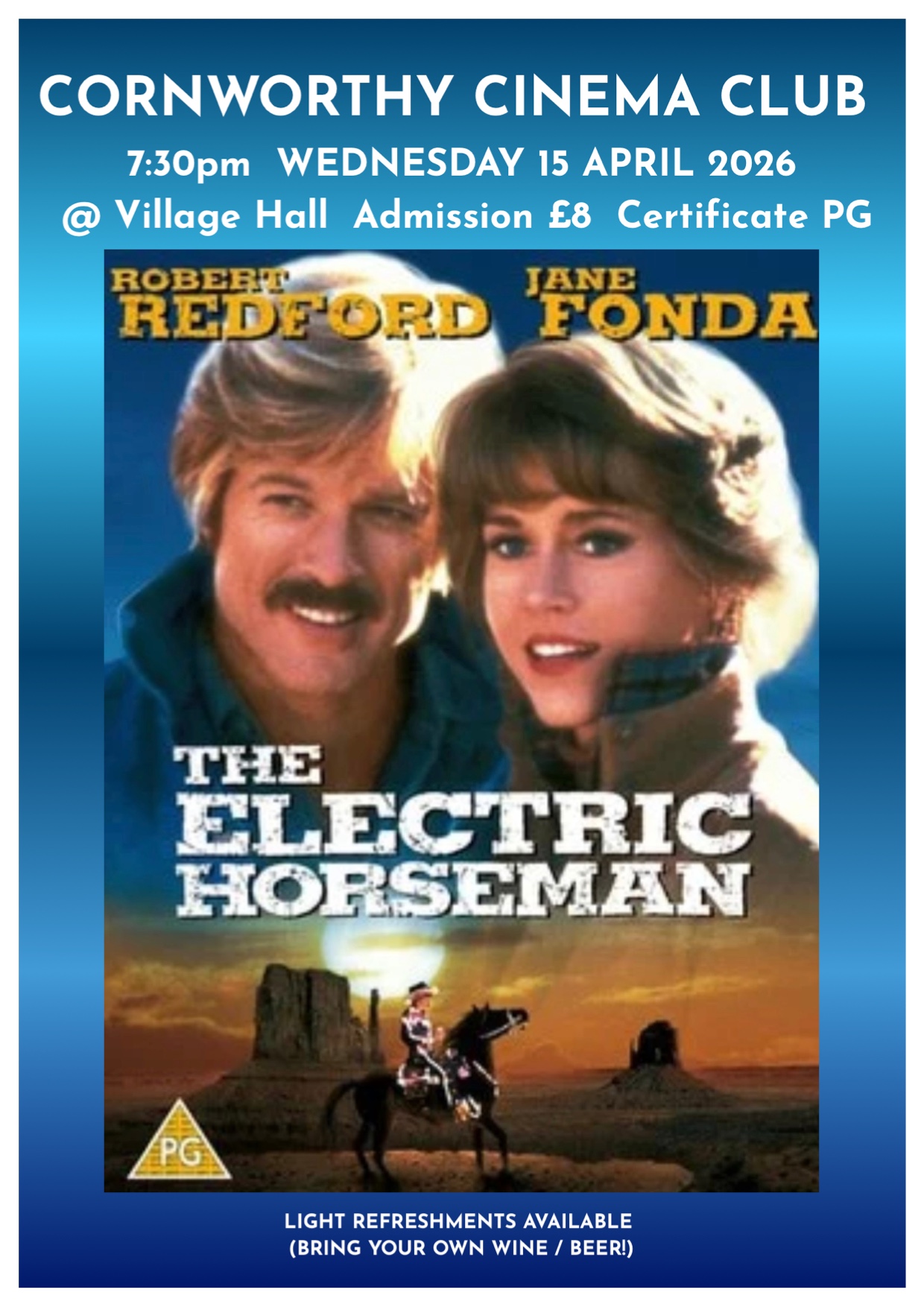 Cornworthy Cinema Club – Wednesday 15th April